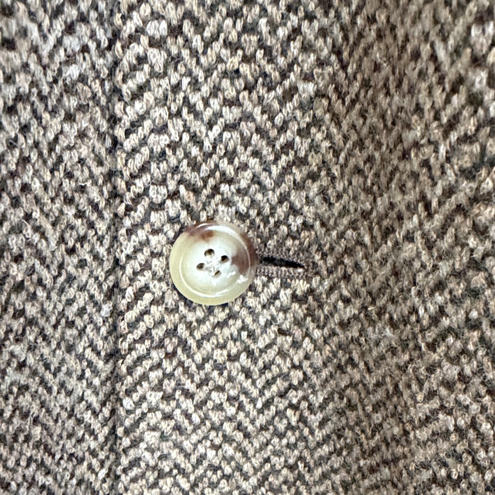 Ralph Lauren Brown Herringbone Blazer - Picture 4 of 9
